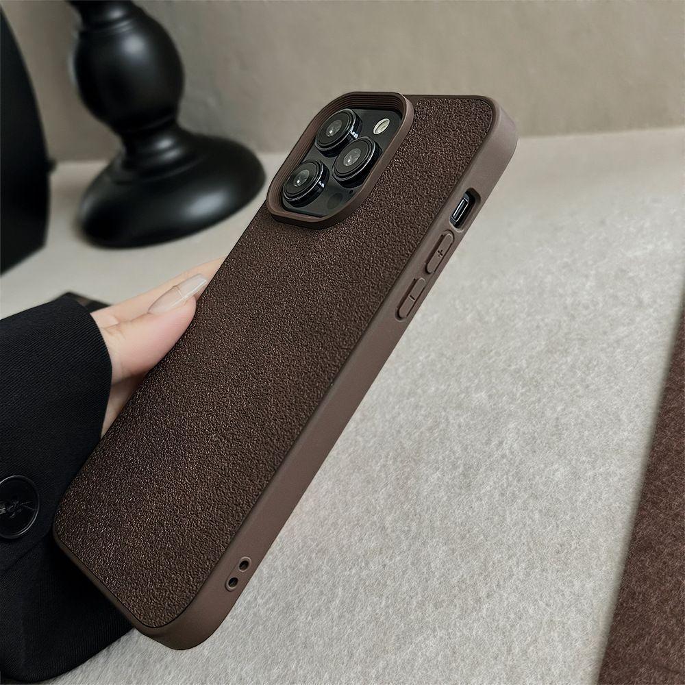 Чехол для телефона Retro Brown Moon Pit Pattern для Apple iPhone16promax - мягкий силиконовый чехол, устойчивый к падениям, для iPhone 16/15/14/13/12/11/Pro/Promax