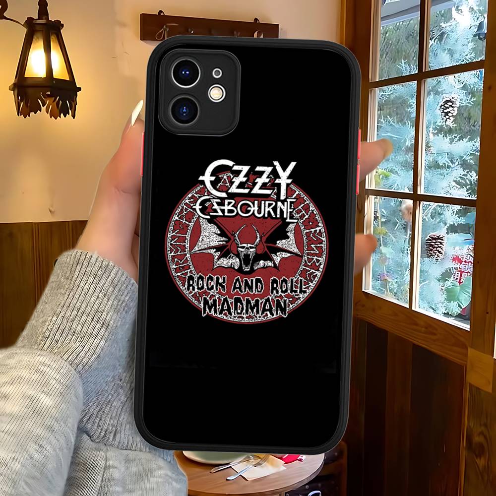 Чехол для телефона O-Ozzy Osbourne Band для iPhone 16 15 14 Plus 15 13 12 11 Pro Max X XS MAX Матовый чехол