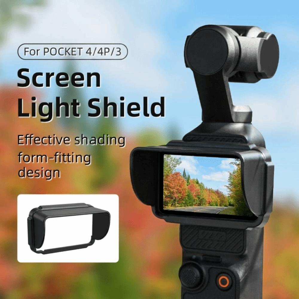 Quick Release Screen Sunshade Cover for DJI Osmo Pocket 4/4P/3 Gimbal Camera Accessories
