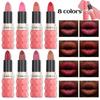 Clubday New Cut Matte Lipstick With Long-lasting Velvet 8-color Lip Makeup For Daily Portable Women