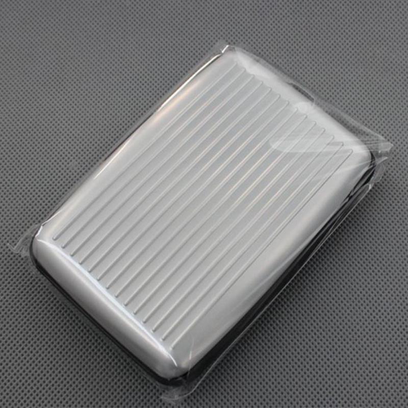 Wallet Credit Card Holder Aluminum Case Protect Scanning