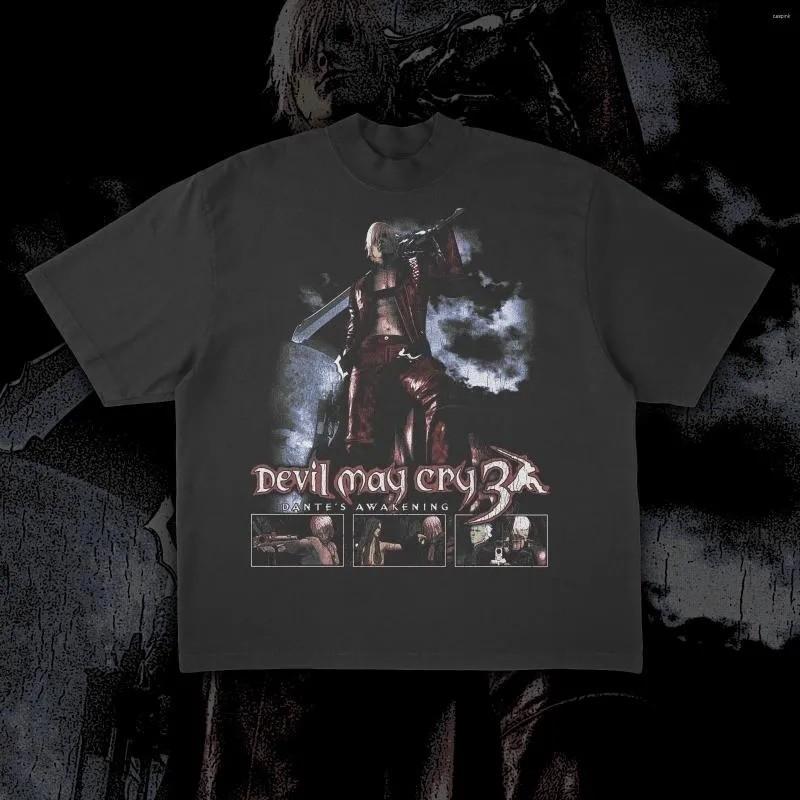DEVIL MAY CRY футболка с принтом Унисекс Футболка с коротким рукавом S-5XL Унисекс Футболка