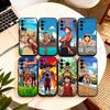 One Ace Pieces Luffy Zoro Phone Case For Samsung S25,S24,S21,S22,S23,S30,Ultra,S20,Plus,Fe,Lite,Note,10,Black Cover