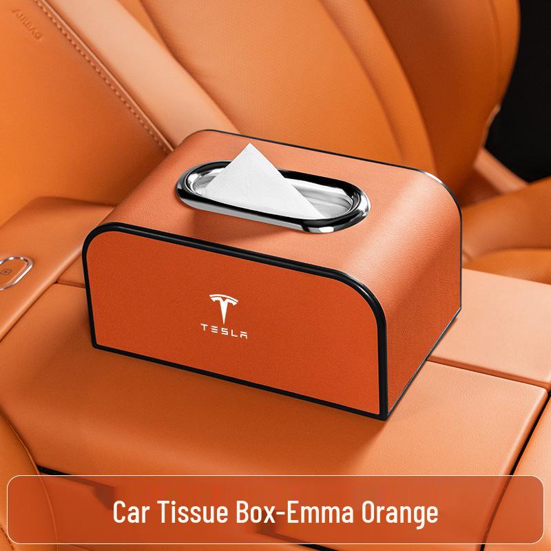 Tesla Model Tissue Box for Armrest or Seat Back