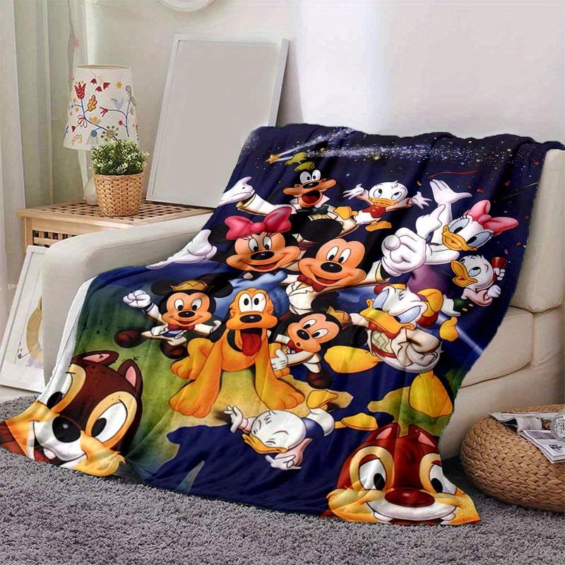 1pc. Cartoon Mickey Mouse and Friends Blanket, Soft Throw for Home Decor, Gift Idea, Suitable for All Seasons, Perfect for Couch or Bedding