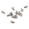 12pcs T25 Titanium Alloy Torx Head Screws Disc Brake Bolts For Bike Bicycle(silver)