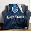 Name Custom KRC Genk Print Flannel Blanket High Quality Warm Comfortable Cover for All Seasons Perfect for Gifts Home Decor