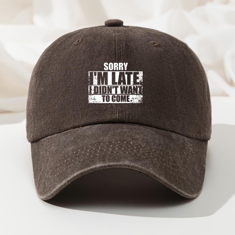 Baseball Cap Stylish Hat Men's Outdoor Baseball Cap Adjustable High Quality Truck Cap Men's and Women's Camping Hiking Fishing Hat