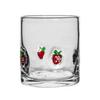 Yousheng Christmas Icon Glass Holiday Themed Stemless Drinking Glasses Unique Texture Design Glassware Christmas Thanksgiving Party Decor
