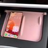 Для Tesla Model 3 Y силиконовый беспроводной зарядный коврик нескользящий коврик пылезащитный зарядное устройство защитный чехол аксессуары для салона автомобиля