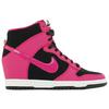 Nike Dunk Sky Hi Essential Женские кроссовки Розовый Черный Огненно-ягодный-Белый 644877-010