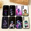1 шт. Чехол для телефона с изображением D-Deltarune K-Kris для Samsung A73,72,71,A52,51,40,41,A22,A32,31,A13, Мягкий черный корпус