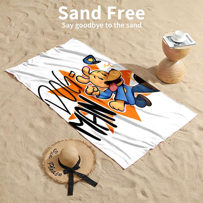 Dog Man Beach towels also serve as bath towels summer essential a musthave for the outdoors the beach and the pool