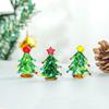 Стеклянная новогодняя елка Миниатюрные мини-кристаллы Украшения Кристаллы Фигурка на новогоднюю елку Домашний декор