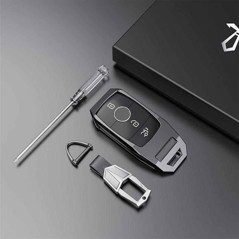 Чехол для автомобильного ключа из цинкового сплава для Mercedes Benz AMG ACES Series E200L E300L C260L E260 W204 W212 W176 CLA GLA Аксессуары