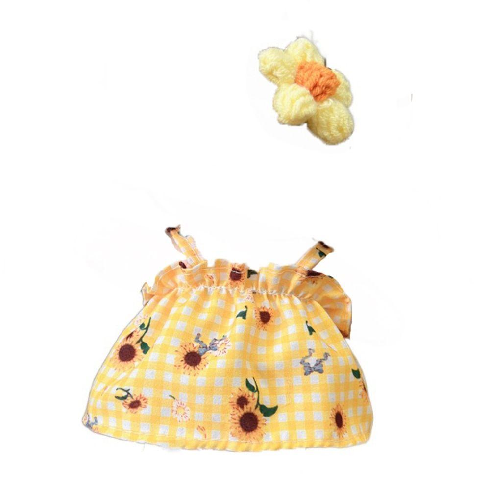 Dress 20cm Cotton Doll Clothes Sweet Skirt Idol Dolls Skirt 20cm Idol Cotton Doll