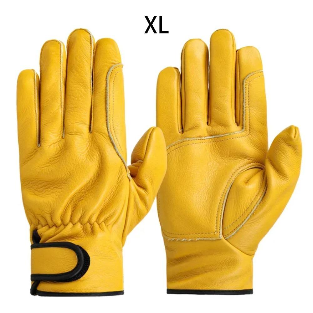 Safety Wear-resistant Gloves Leather Security Gloves Tough Work Gloves Sports