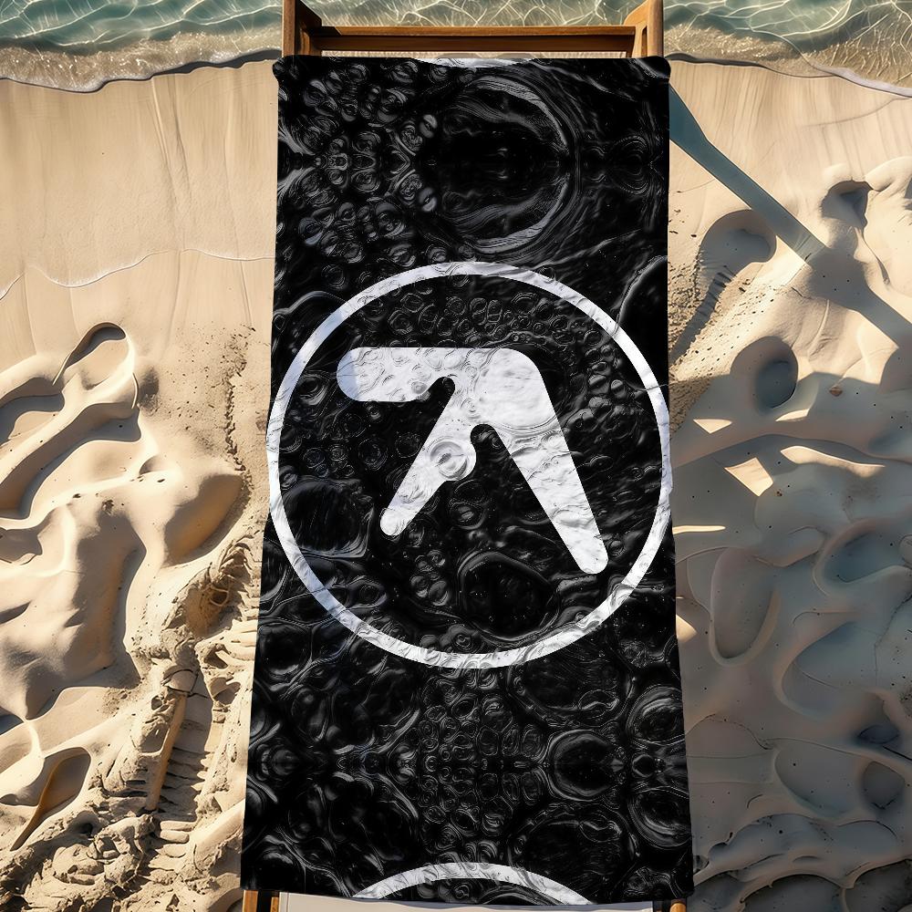Музыка A-Aphex Twin Полотенце Спортивное Быстросохнущее Путешествия Кемпинг Песозащитное Мягкое Легкое Большое Пляжное Полотенце