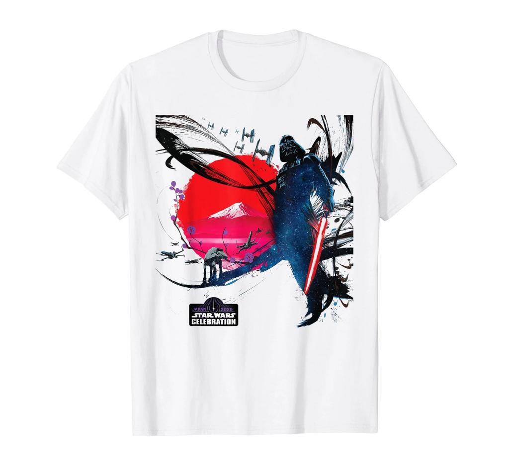 Star Wars Celebration Japan 2025 Key Art Darth Vader Logo T-Shirt_