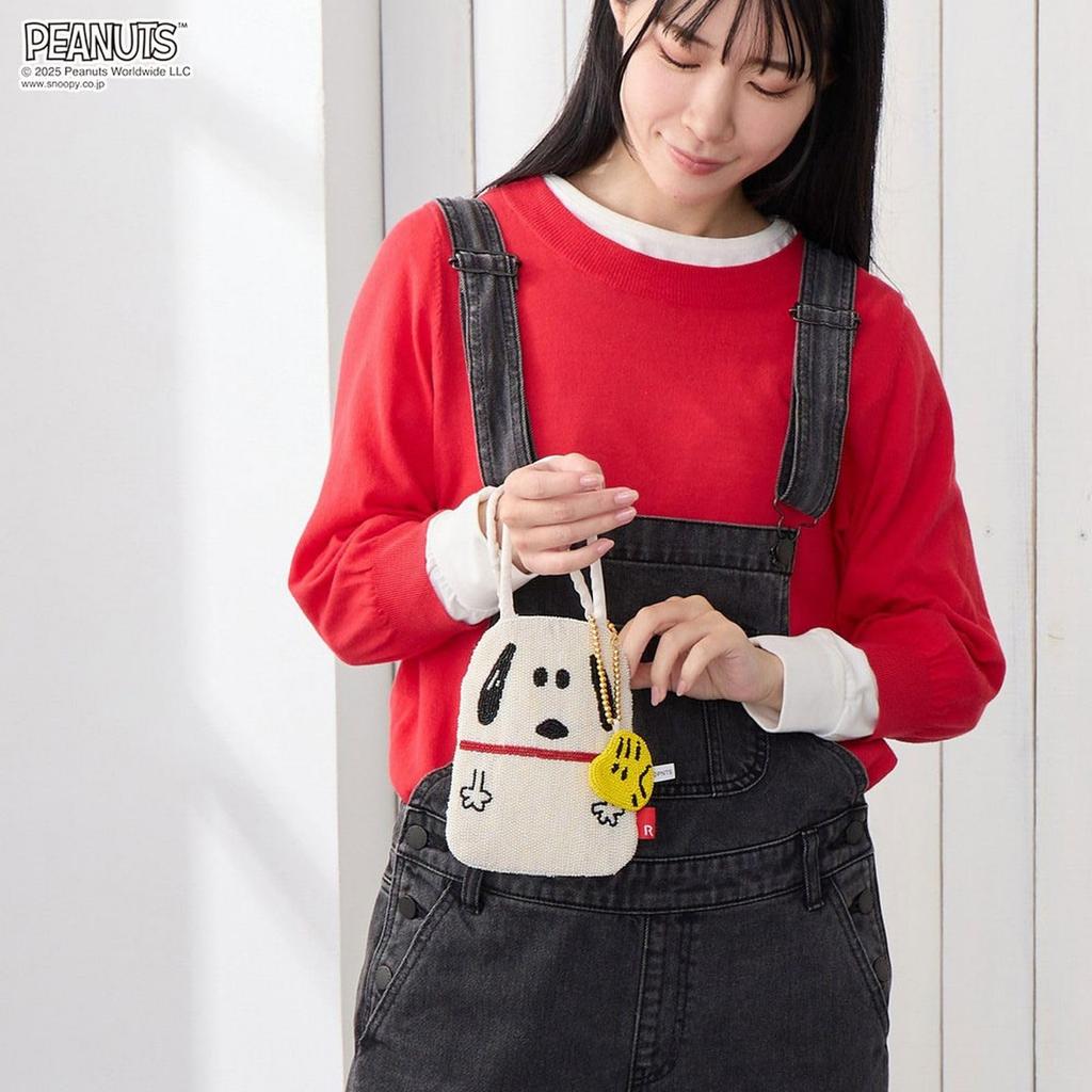 Мини-сумка ROOTOTE Snoopy 8448 Женская сумка, IP. малыш. бисер. Арахис-0В