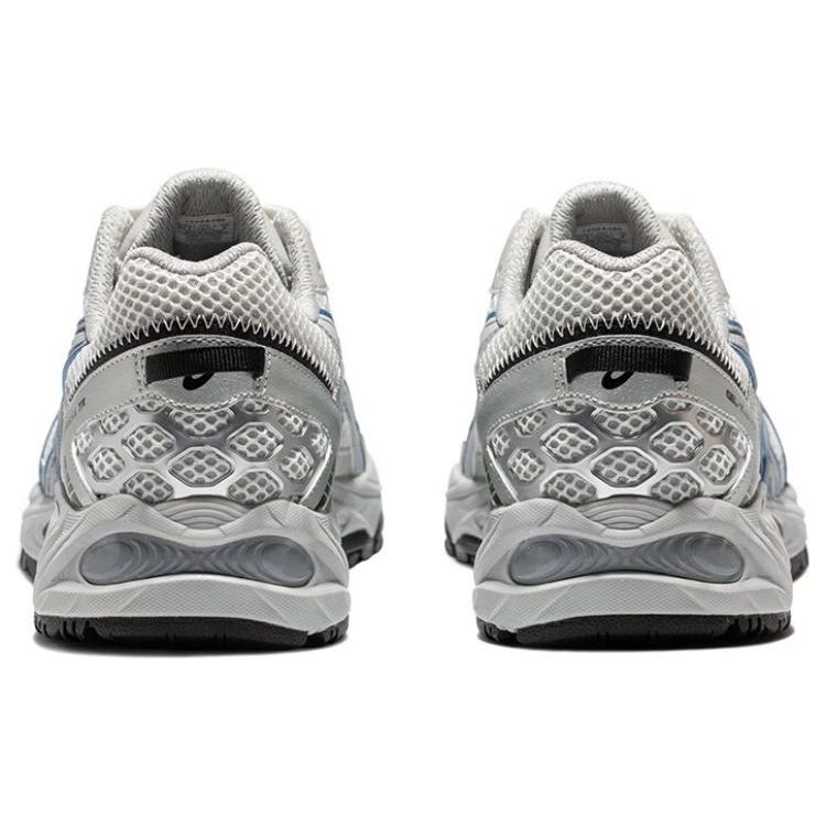 Asics Gel-Kahana Tr Удобная Ткань Синтетическая Кожа Низкие Кроссовки для Бега Мужские Кроссовки Серый Белый Синий 1203A390-020