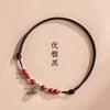 Красная веревка, плетеная на год рождения, женская цепочка на лодыжку, старинный колокольчик, летняя женская цепочка на лодыжку