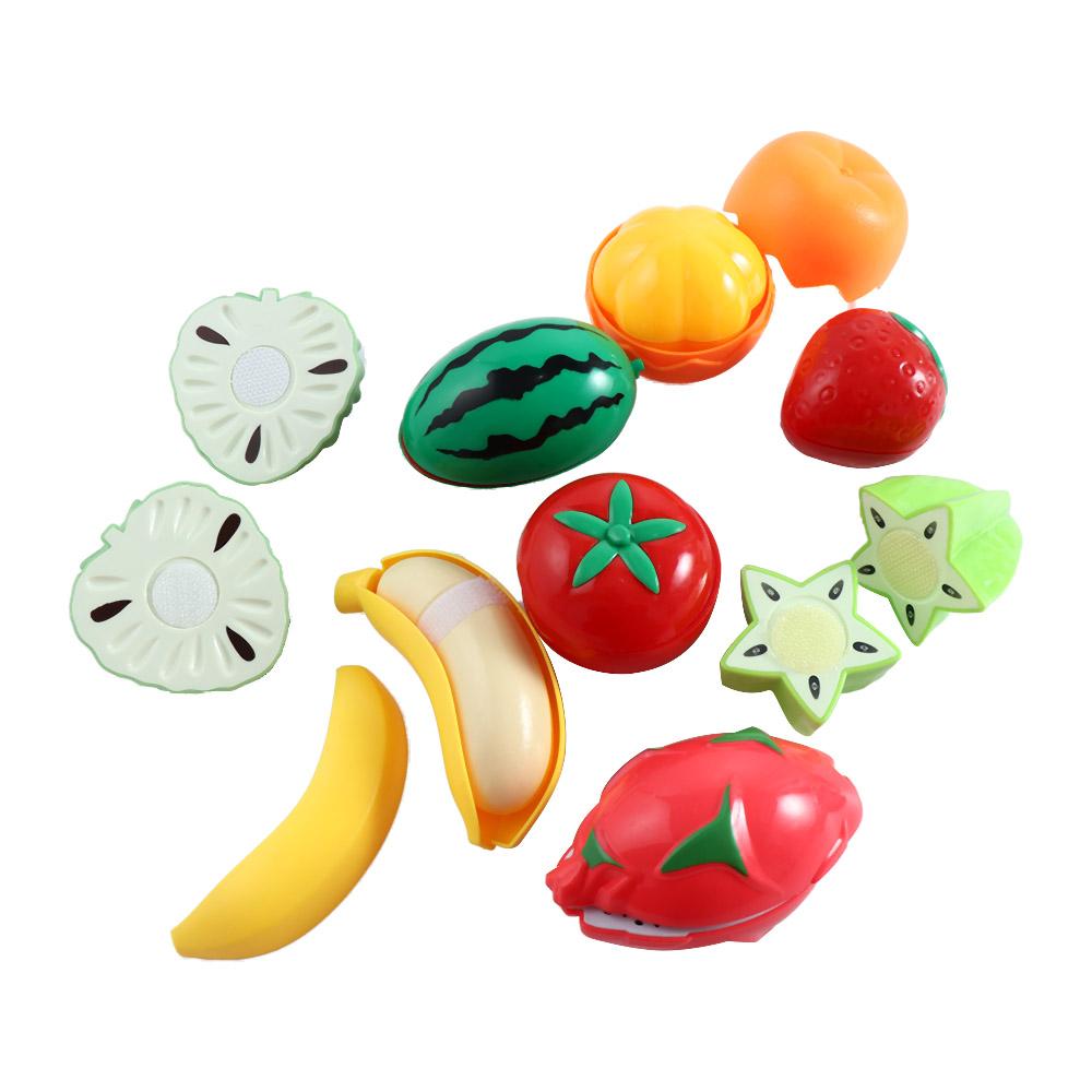 Food Play House Pretend Play Toys Kitchen Toys Cutting Fruit Plastic Food Toy Cutting Food Toys
