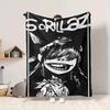 1Pc Gorillaz Artistic Fusion Blanket Soft And Comfortable Casual Warm Camping Travel Christmas Halloween Xmas Gift M924378