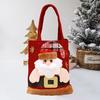 Christmas Handbag Cartoon Santa Claus Snowman Elk Gift Bag Large Capacity Great Load Bearing Merry Christmas Decor Children