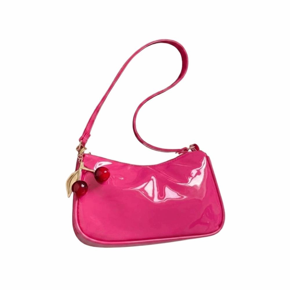 Korean Style Crossbody Bag Solid Color Underarm Purse Lightweight Women Shoulder Bag Shopping