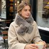 Skin Friendly Fluffy Neck Scarf Women Imitation Mink Fur Scarf Thickened Soft Plush Thermal Winter Wrap Warmer Cold Weather Elegant Shawl Accessory