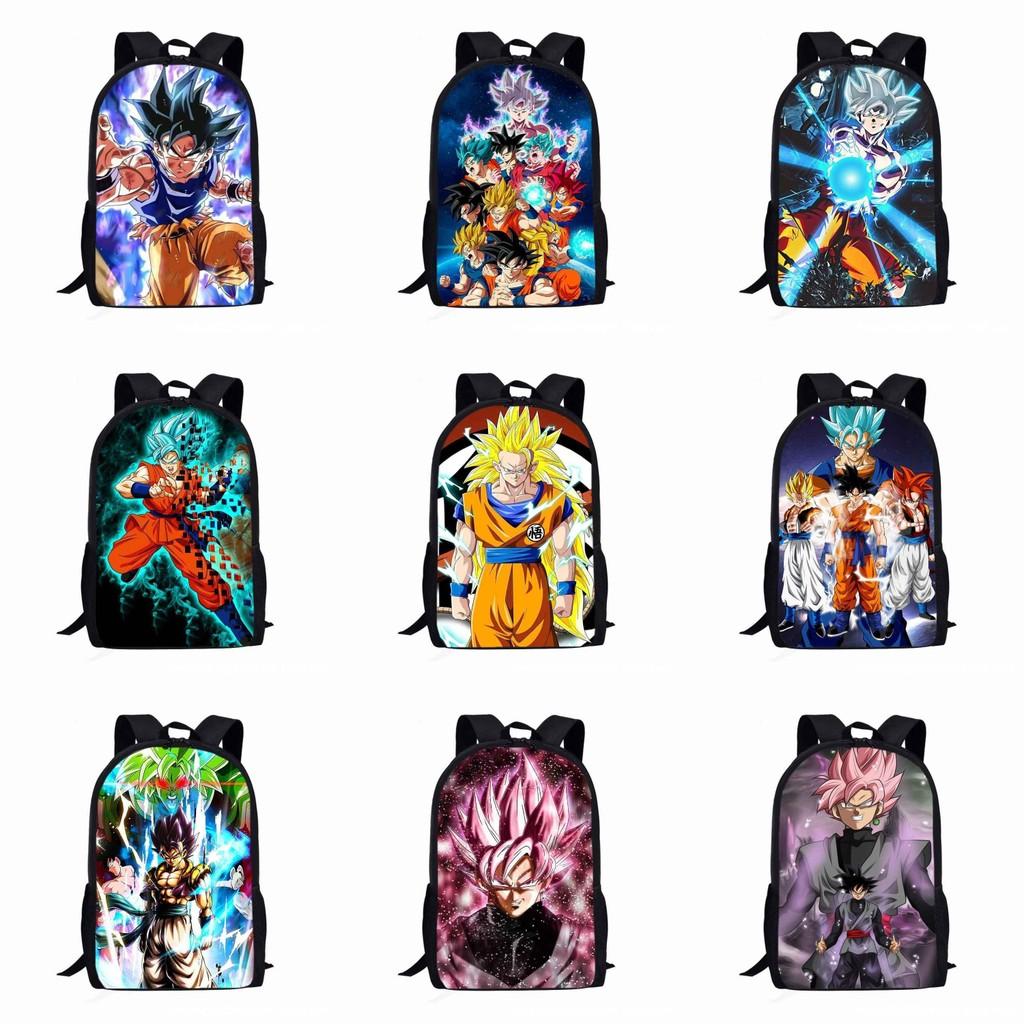 Dragon Ball Anime Kids Backpack With Durable Oxford Material And Air Cushion Straps For School