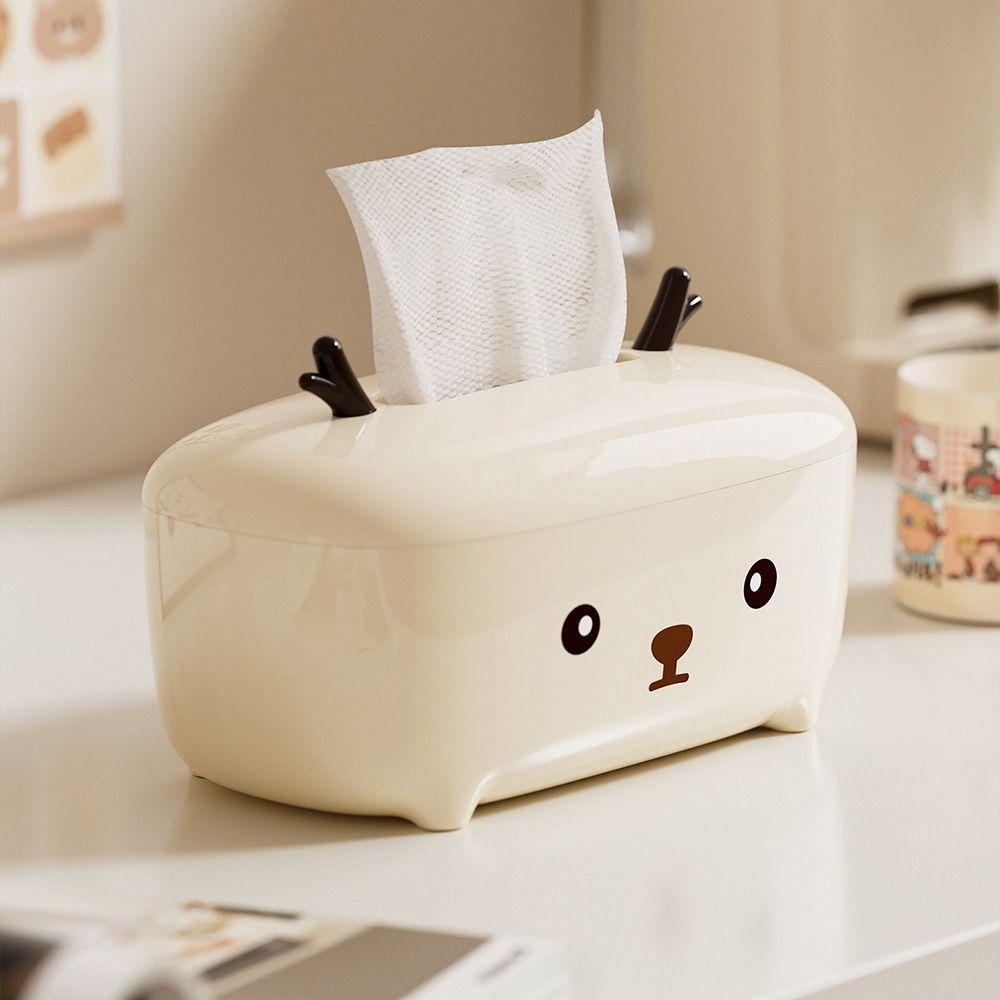 Decorative Cute Tissue Box Non-slip Paper Towel Holder Desktop Tissue Case  Living Room