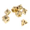 Набор из 7 многогранных кубиков D4, D6, D8, D10, D12, D20 для настольных игр, игрушка для DND