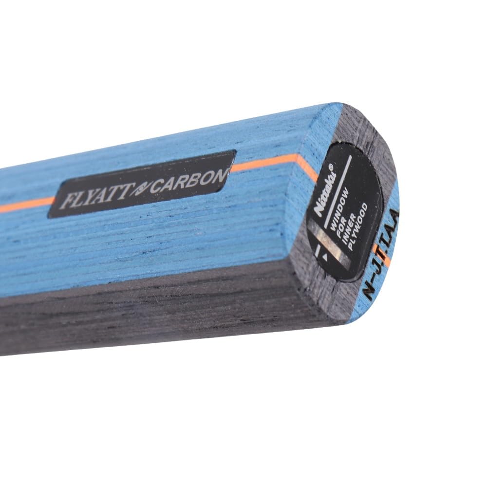 Nittaku Table Tennis Racket Fly At Carbon Shakehand Attack Special Material Straight NC-0360