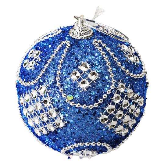 Прочный с блестящими рождественскими шарами со стразами, украшениями, праздничным подарком, праздничными подвесками для общежития