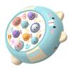 Интерактивная игрушка-стучалка для детей, вращающаяся на 360 градусов, с милыми смайликами, музыкой и светом, игрушка для стучания и колочения