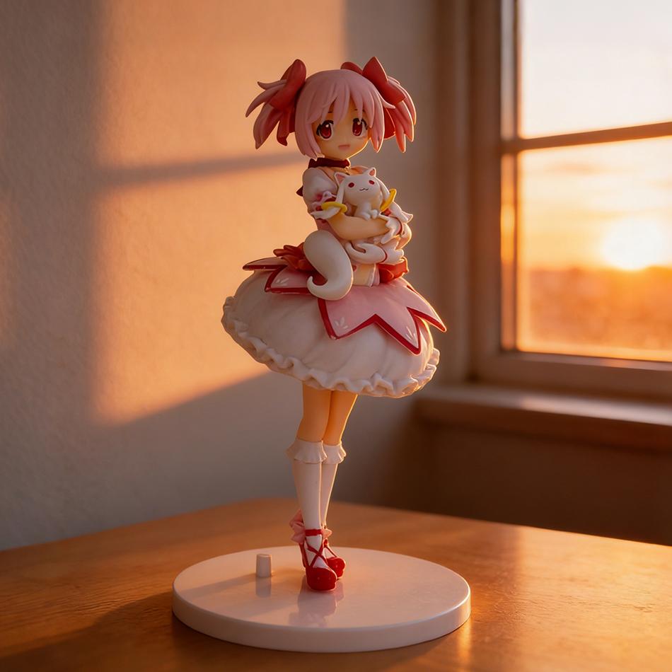 Подарочные куклы Игрушки Puella Magi Madoka Magica Фигурка Аниме Канаме Мадока Фигурка действия Волшебная девушка Модель Декор Статуэтка Рождественский подарок