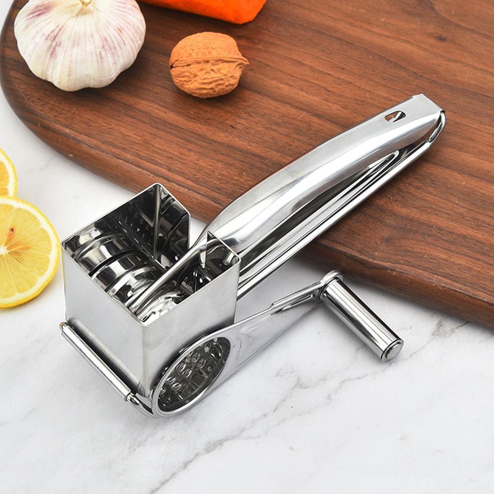 Измельчитель орехов из нержавеющей стали, ручная терка для сыра, моющийся резак для масла, инструменты для выпечки