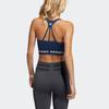 Adidas T Aeroknit Bra Низкая интенсивность Спортивный бюстгальтер Женское нижнее белье Темно-синий GM5159
