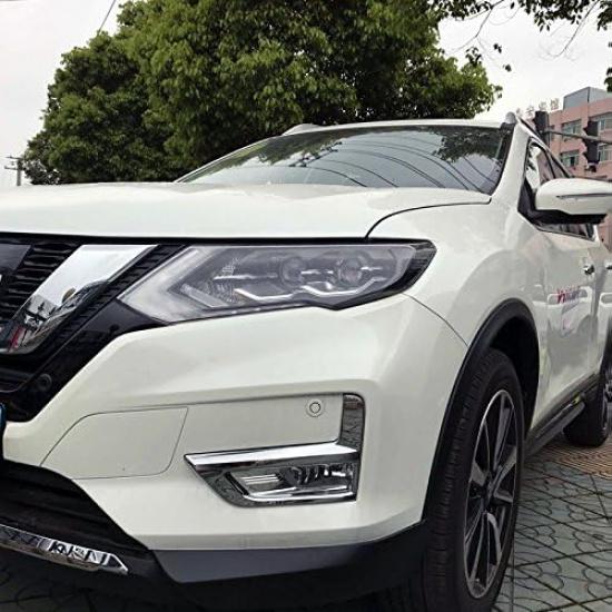 Автомобильные аксессуары ITrims для Nissan Rogue X-Trail 2017-2021, накладка на противотуманную фару, 4 шт., хромированная ABS-пластика (Крышка передних и задних противотуманных фар)
