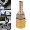 8mm Solid Brass Tire Valve Clip Pump Nozzle Clamp Quick Connect Universal Air Chuck Inflator Pump Adapter Thread Connector