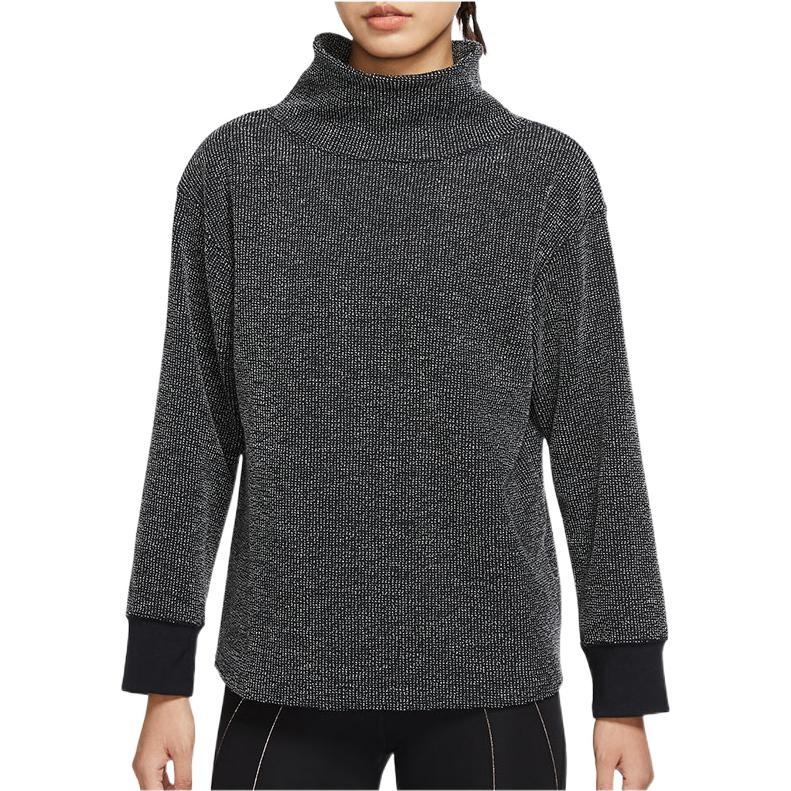 Nike Sweatshirts Women's Black Turtleneck Moderate Regular DD5825-010
