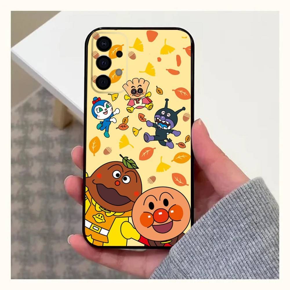 Манга А-Анпанман Милый чехол для телефона Samsung Galaxy A20, A21s, A22, A31, A32, A52, A53, A72, 73, A80, A91 Мягкий черный чехол