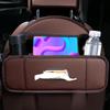 Автомобильные органайзеры для спинок сидений, подголовники для хранения вещей с держателем для мобильного телефона, коробка для салфеток, ящик для хранения зонтов на заднем сиденье автомобиля