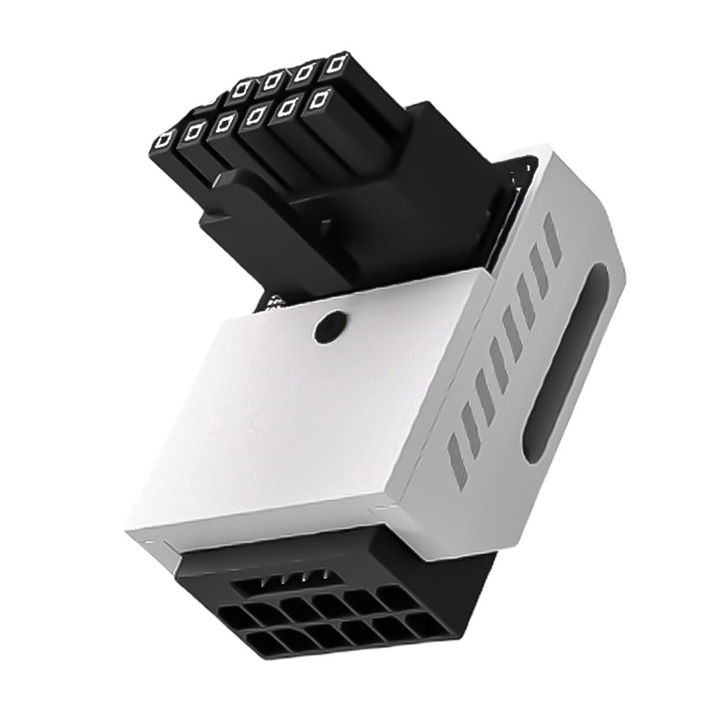 600W 12+4pin 12V HPWR Adapter 90 Degree Right Angle 16pin 12VHPWR PCI-e 5.0 16pin Power Adapter for RTX 3090Ti 4070Ti 4080