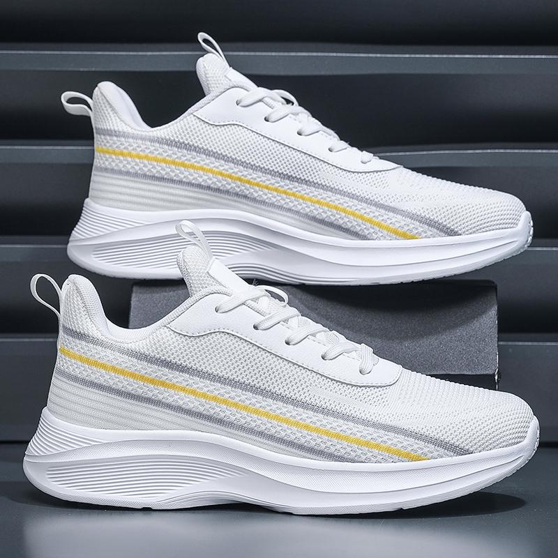 Новые мужские кроссовки для бега Breath Classic Outdoor Sneakers Light Comfort Mesh Shoes со шнуровкой и плоской подошвой Casual Shoes Large Size 39-50
