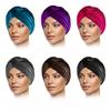 Muslim Women Velvet Turban Hat Soft Stretch Forehead Cross Twist Cap Bandana Headband Beanie Cap Scarf Islamic Head Wrap