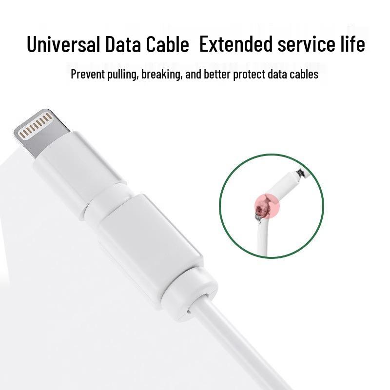 Защита кабеля от переломов: Предотвращает повреждение зарядного устройства и укусы кошек для iPad, планшетов, телефонов