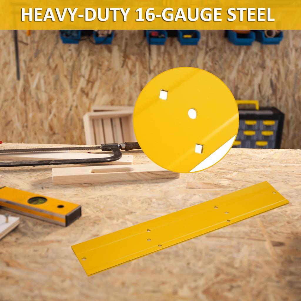 18-дюймовый гибочный станок для металла, прочный инструмент для гибки листового металла толщиной 16 калибра с прицельными отверстиями, для гибки воздуховодов HVAC и металлообработки